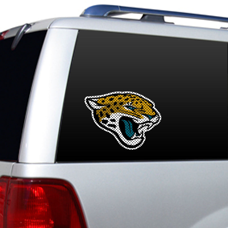 Jacksonville Jaguars Window Film 12 Inch Die Cut