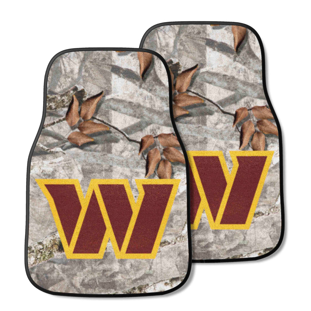 NFL - Washington Commanders 2-pc Carpet Car Mat Set