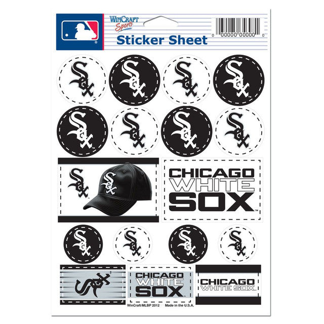 Chicago White Sox Decal Sheet 5x7 Vinyl