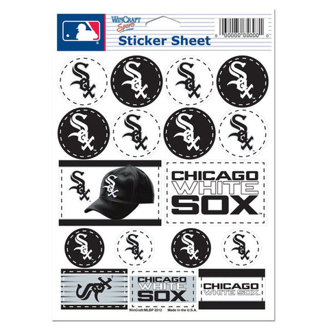 Chicago White Sox Decal Sheet 5x7 Vinyl