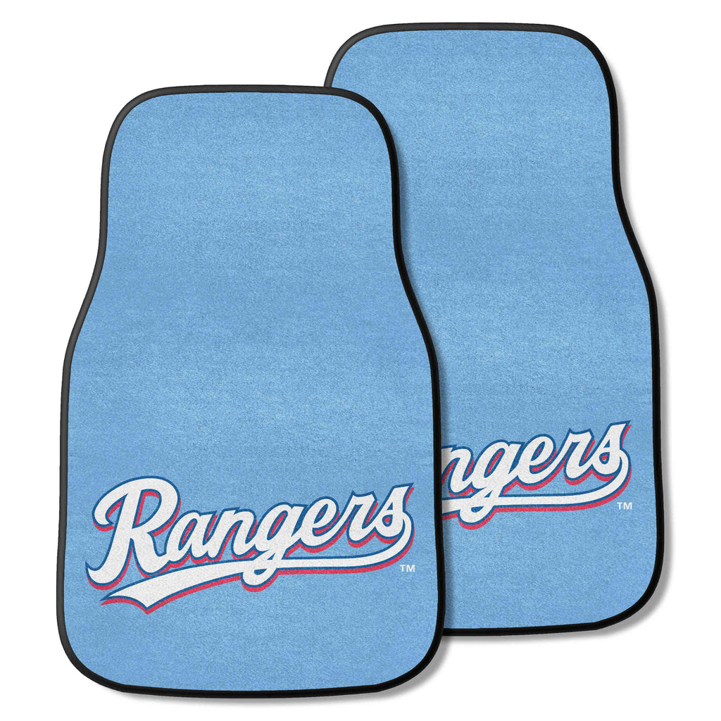 MLB - Texas Rangers 2-pc Carpet Car Mat Set