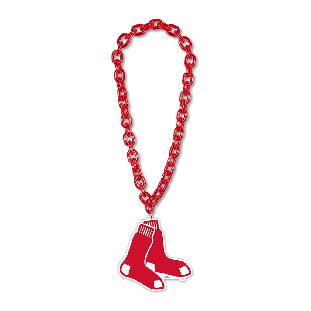 Boston Red Sox Necklace Big Fan Chain