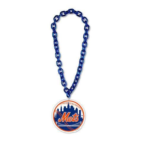 New York Mets Necklace Big Fan Chain