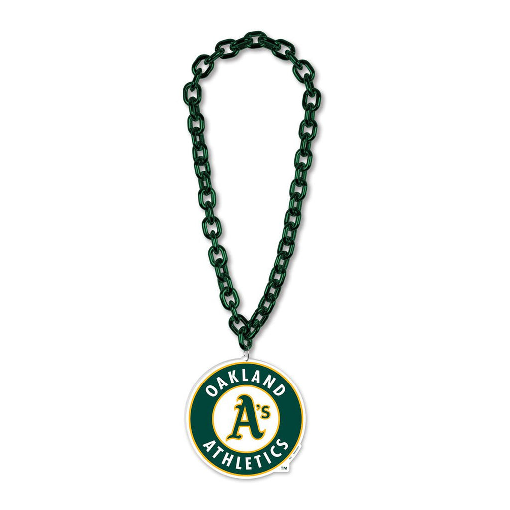 Oakland Athletics Necklace Big Fan Chain