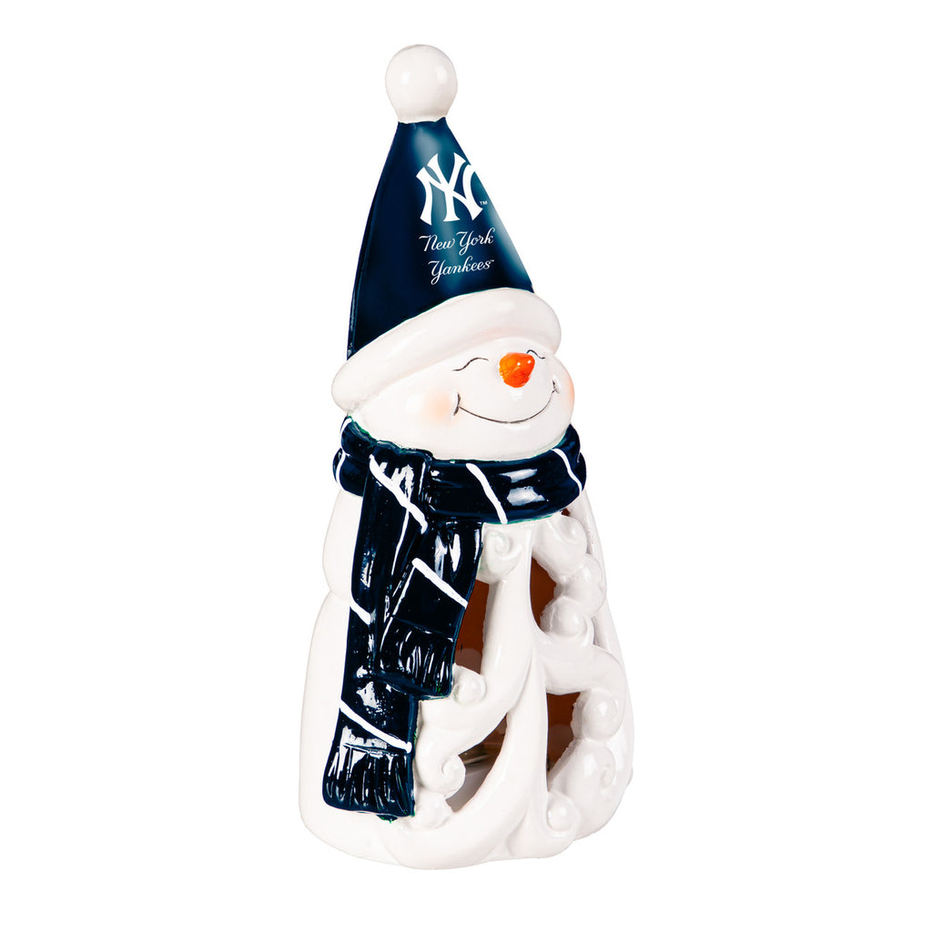 New York Yankees Statue 8 Inch LED Snowman