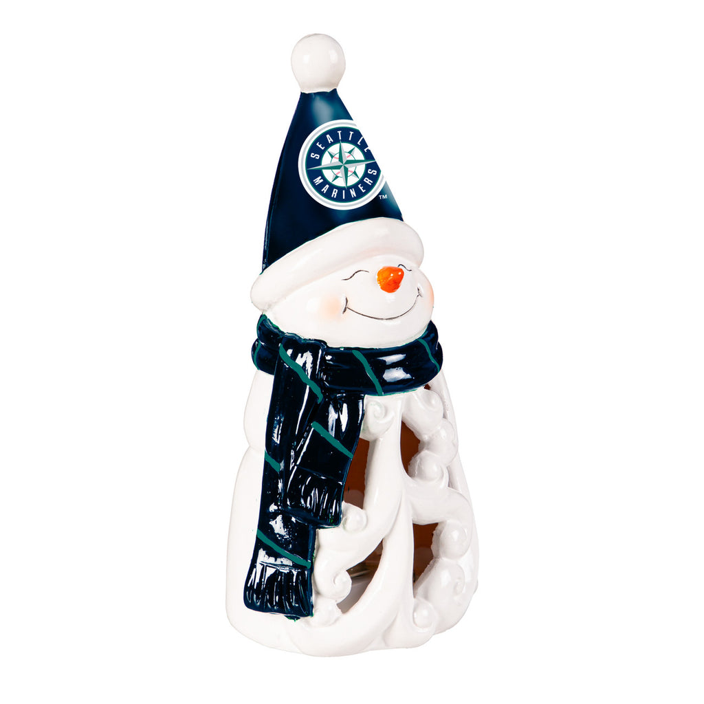 Seattle Mariners Statue 8 Inch LED Snowman