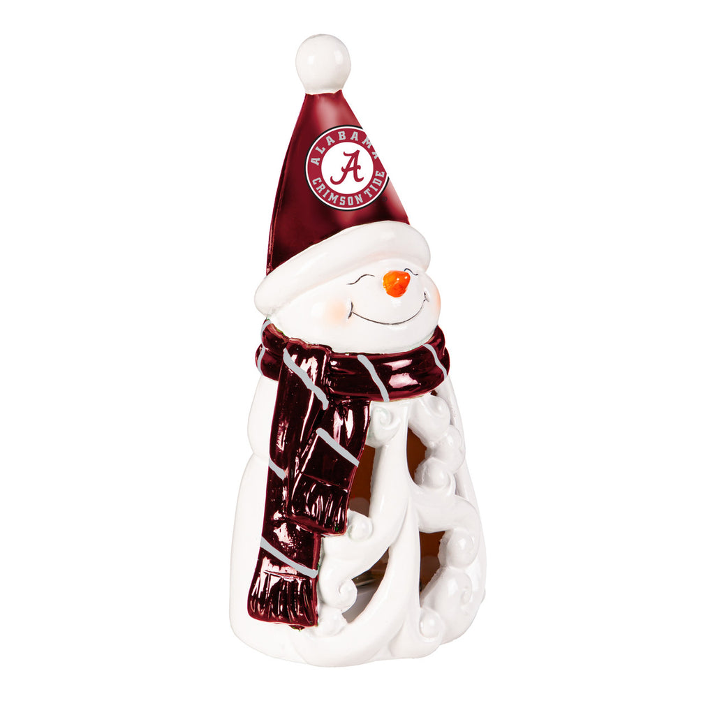 Alabama Crimson Tide Statue 8 Inch LED Snowman