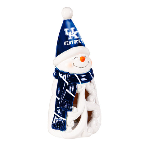 Kentucky Wildcats Statue 8 Inch LED Snowman