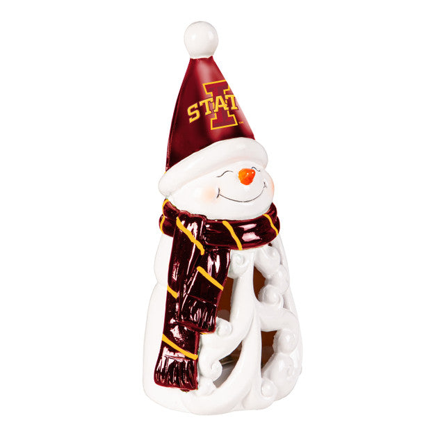 Iowa State Cyclones Statue 8 Inch LED Snowman