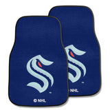 NHL - Seattle Kraken 2-pc Carpet Car Mat Set