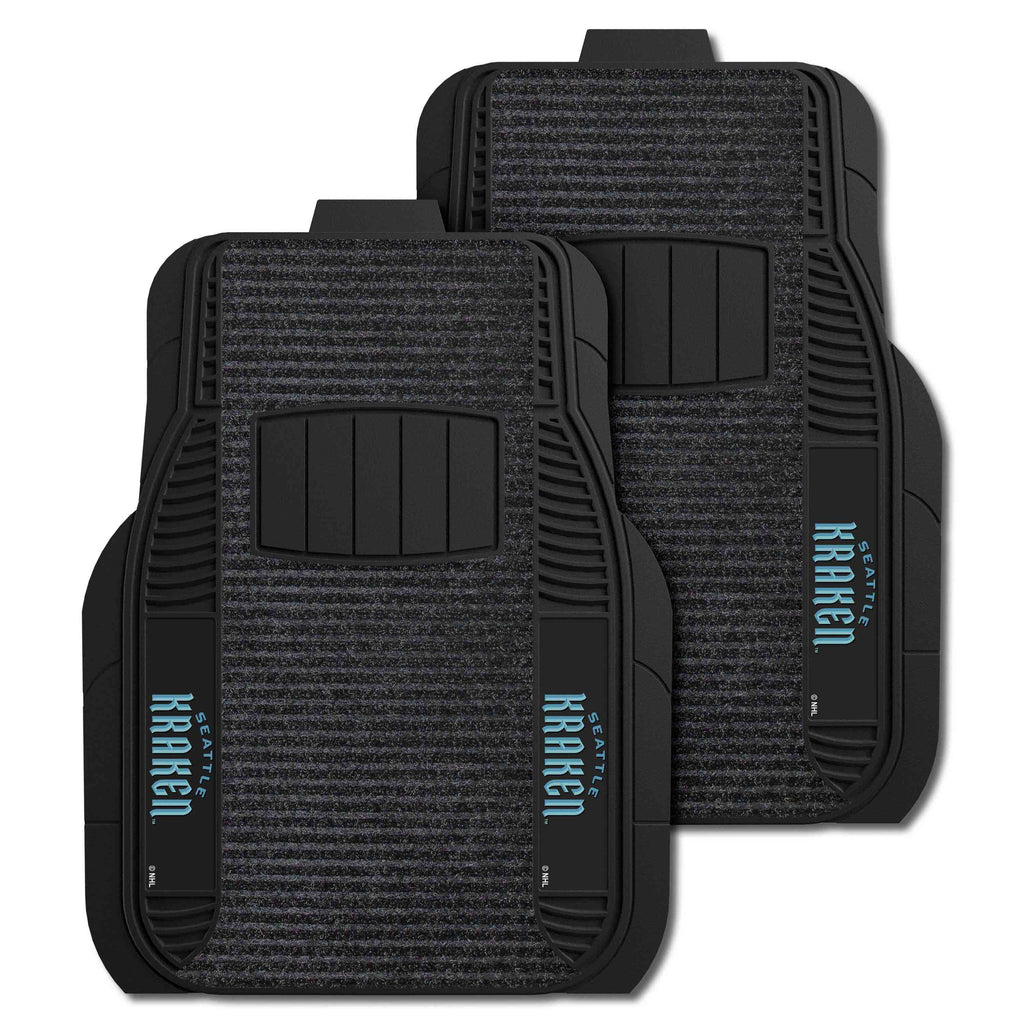 NHL - Seattle Kraken 2-pc Deluxe Car Mat Set