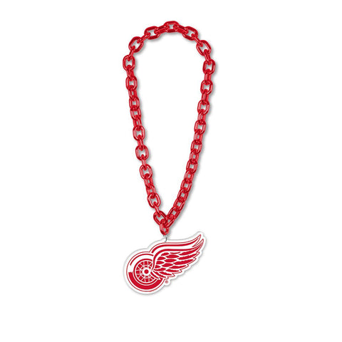 Detroit Red Wings Necklace Big Fan Chain