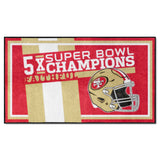 NFL - San Francisco 49ers 3X5AREARUG