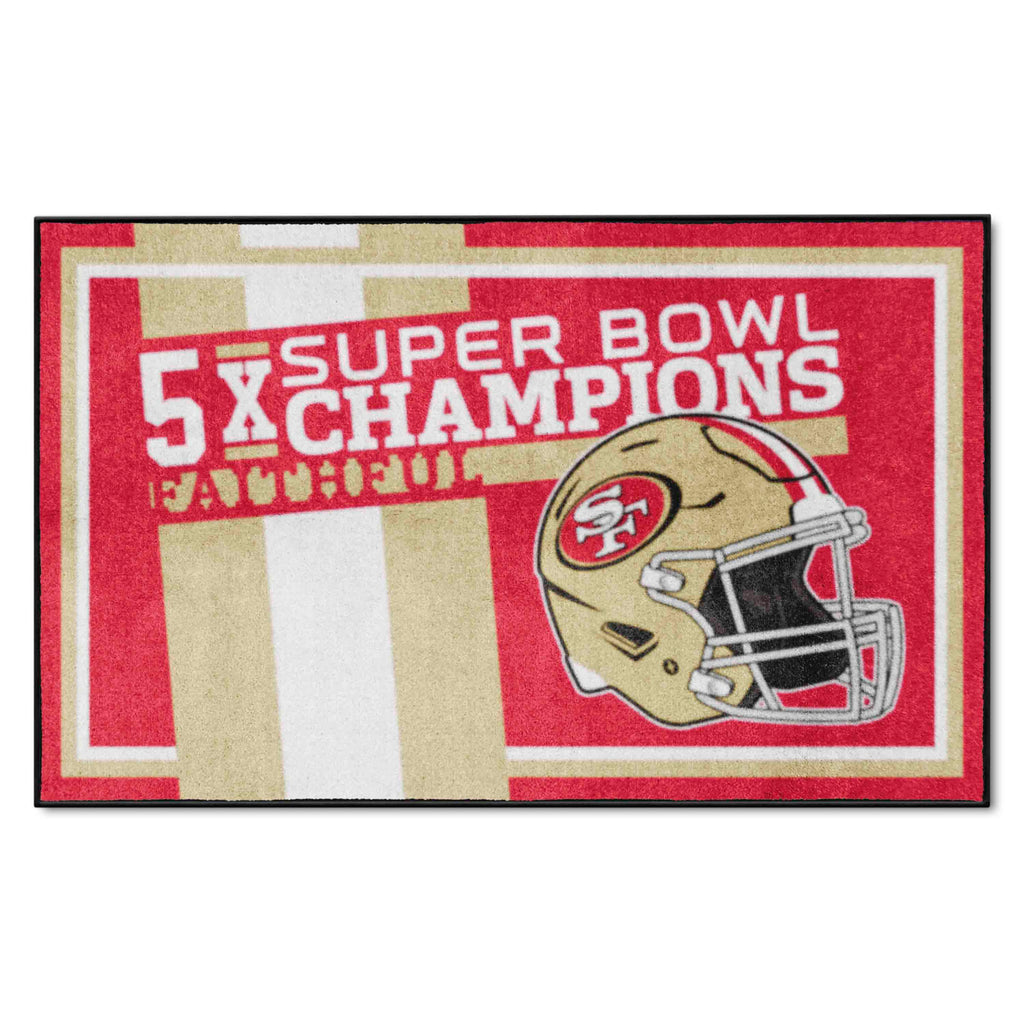 NFL - San Francisco 49ers 4x6 Rug