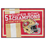 NFL - San Francisco 49ers 5x8 Rug