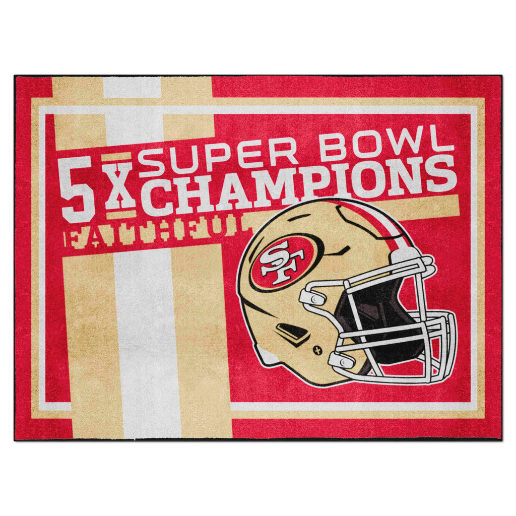 NFL - San Francisco 49ers 8x10 Rug