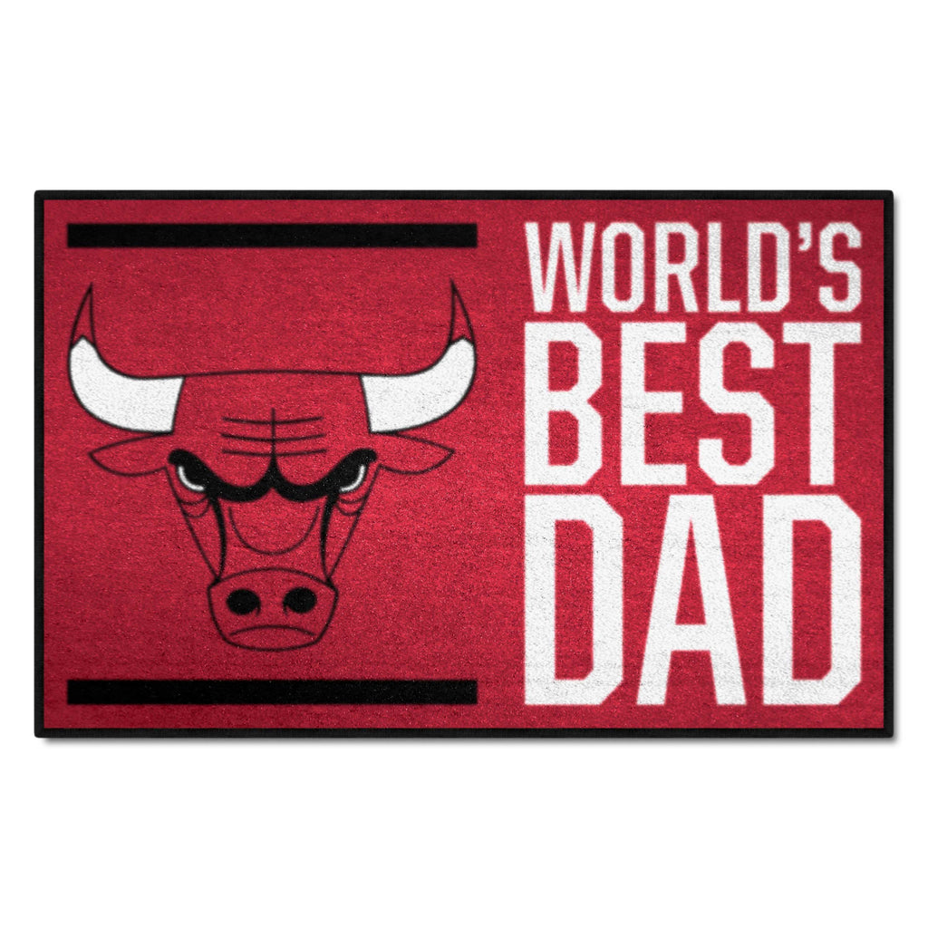 NBA - Chicago Bulls Starter Mat - World's Best Dad