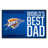 NBA - Oklahoma City Thunder Starter Mat - World's Best Dad