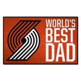 NBA - Portland Trail Blazers Starter Mat - World's Best Dad