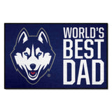 University of Connecticut Starter Mat - World's Best Dad