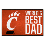 University of Cincinnati Starter Mat - World's Best Dad