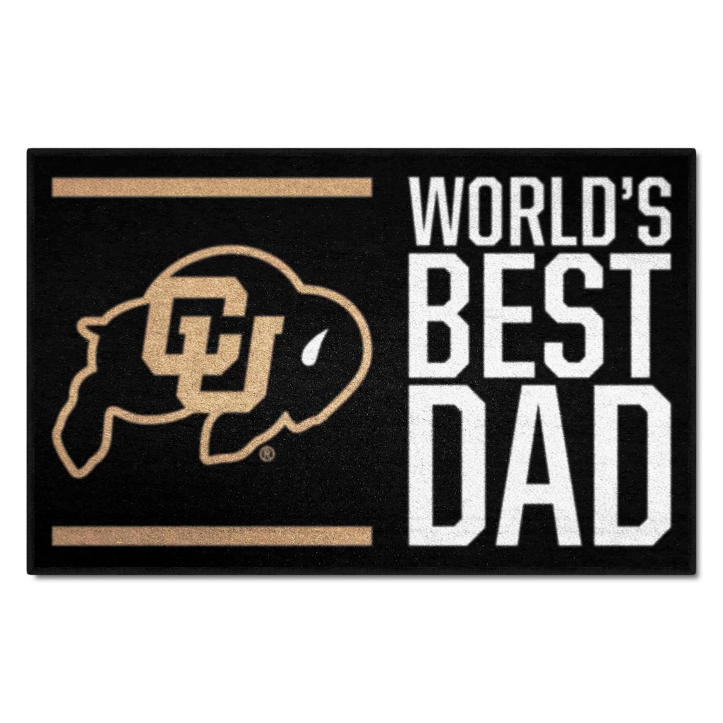 University of Colorado Starter Mat - World's Best Dad