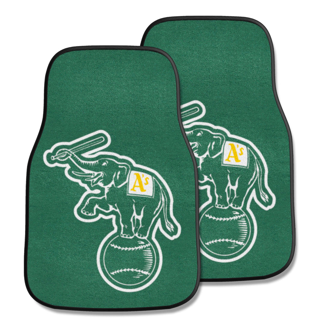 MLB - Oakland Athletics 2-pc Carpet Car Mat Set