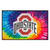 Ohio State University Starter Mat - Tie Dye