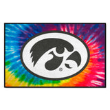 University of Iowa Starter Mat - Tie Dye