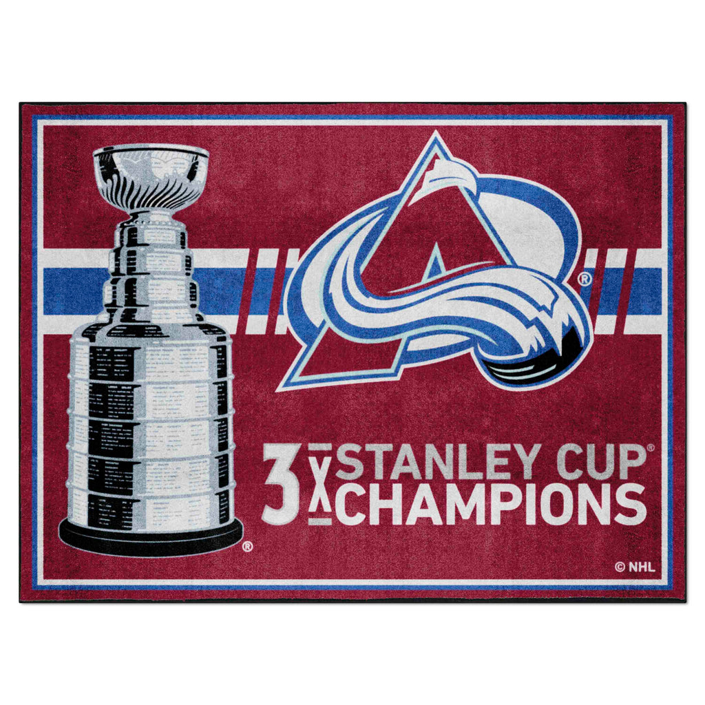 NHL - Colorado Avalanche 8x10 Rug