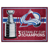 NHL - Colorado Avalanche 8x10 Rug