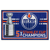 NHL - Edmonton Oilers 5x8 Rug