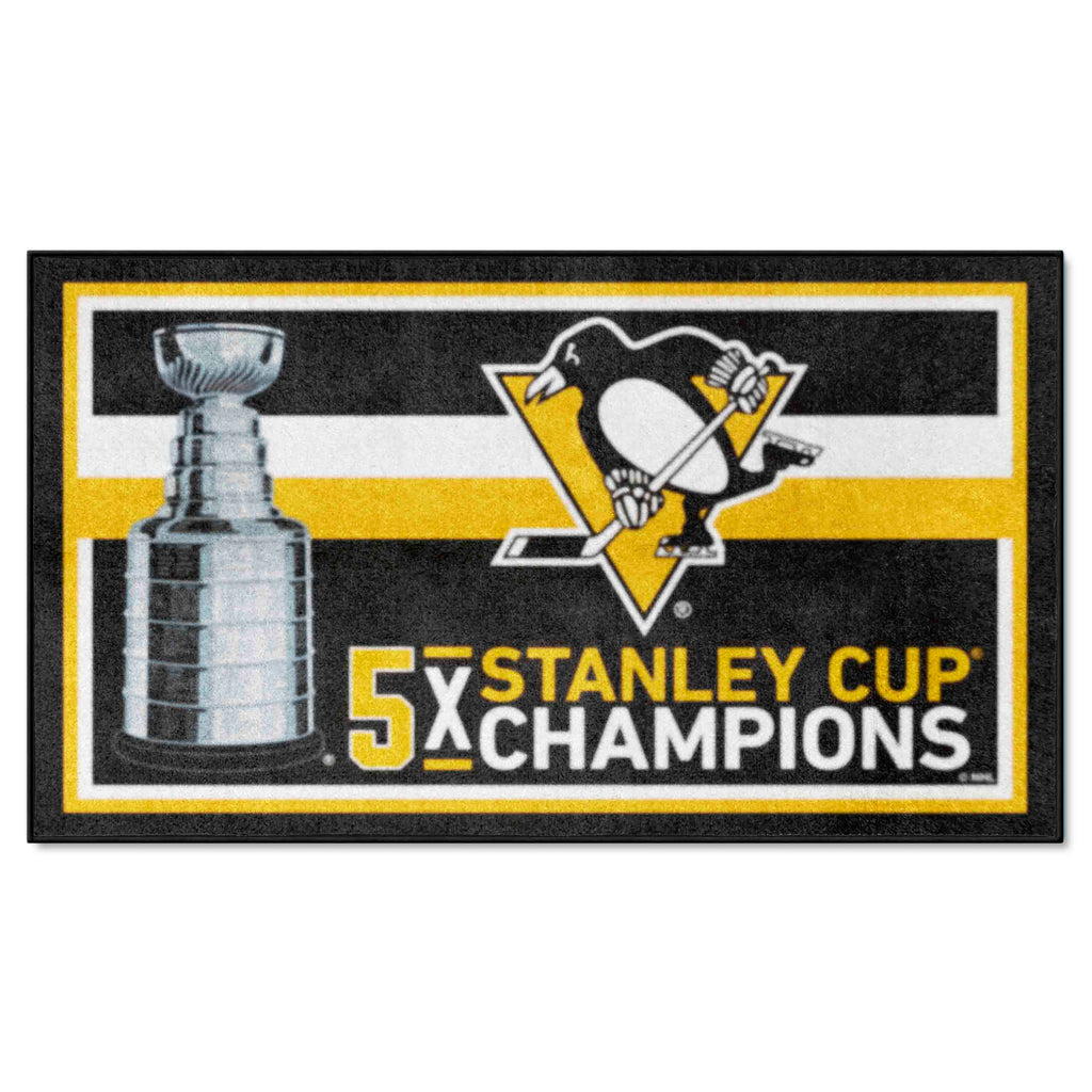 NHL - Pittsburgh Penguins 3X5AREARUG