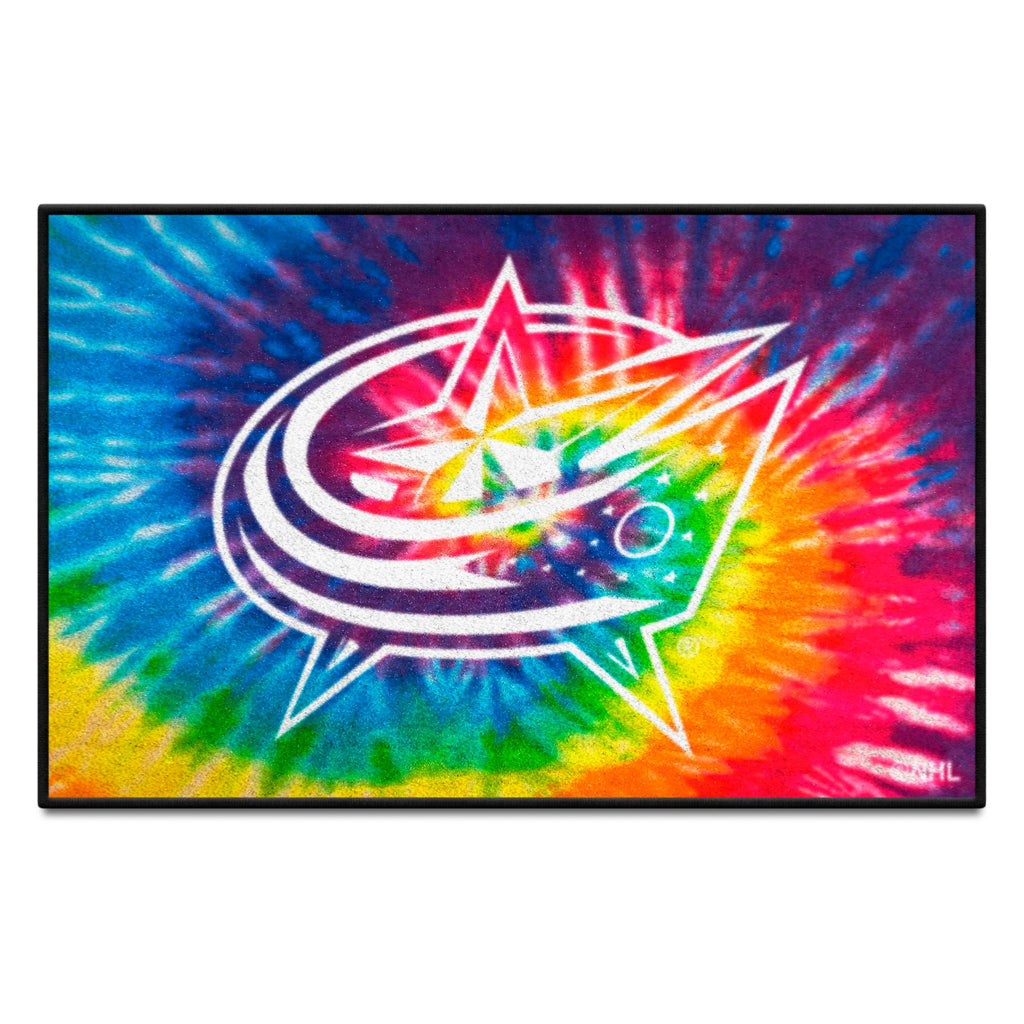 NHL - Columbus Blue Jackets Starter Mat - Tie Dye