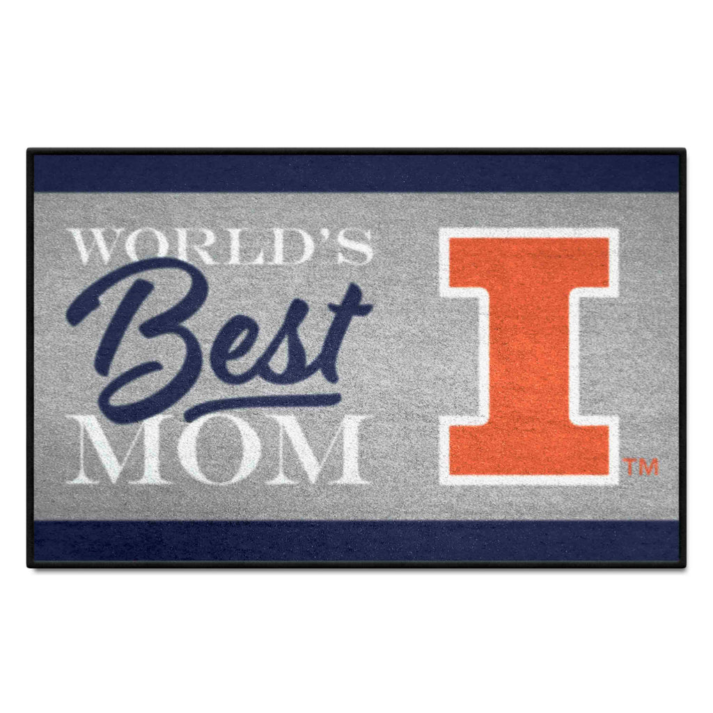 University of Illinois Starter Mat - World's Best Mom