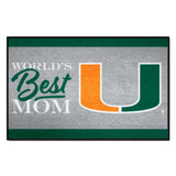 University of Miami Starter Mat - World's Best Mom