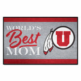 University of Utah Starter Mat - World's Best Mom