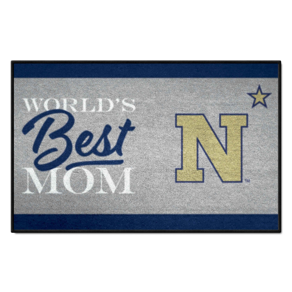 US Naval Academy Starter Mat - World's Best Mom