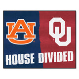 House Divided Mat - Auburn / Oklahoma