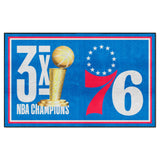 NBA - Philadelphia 76ers 5x8 Rug