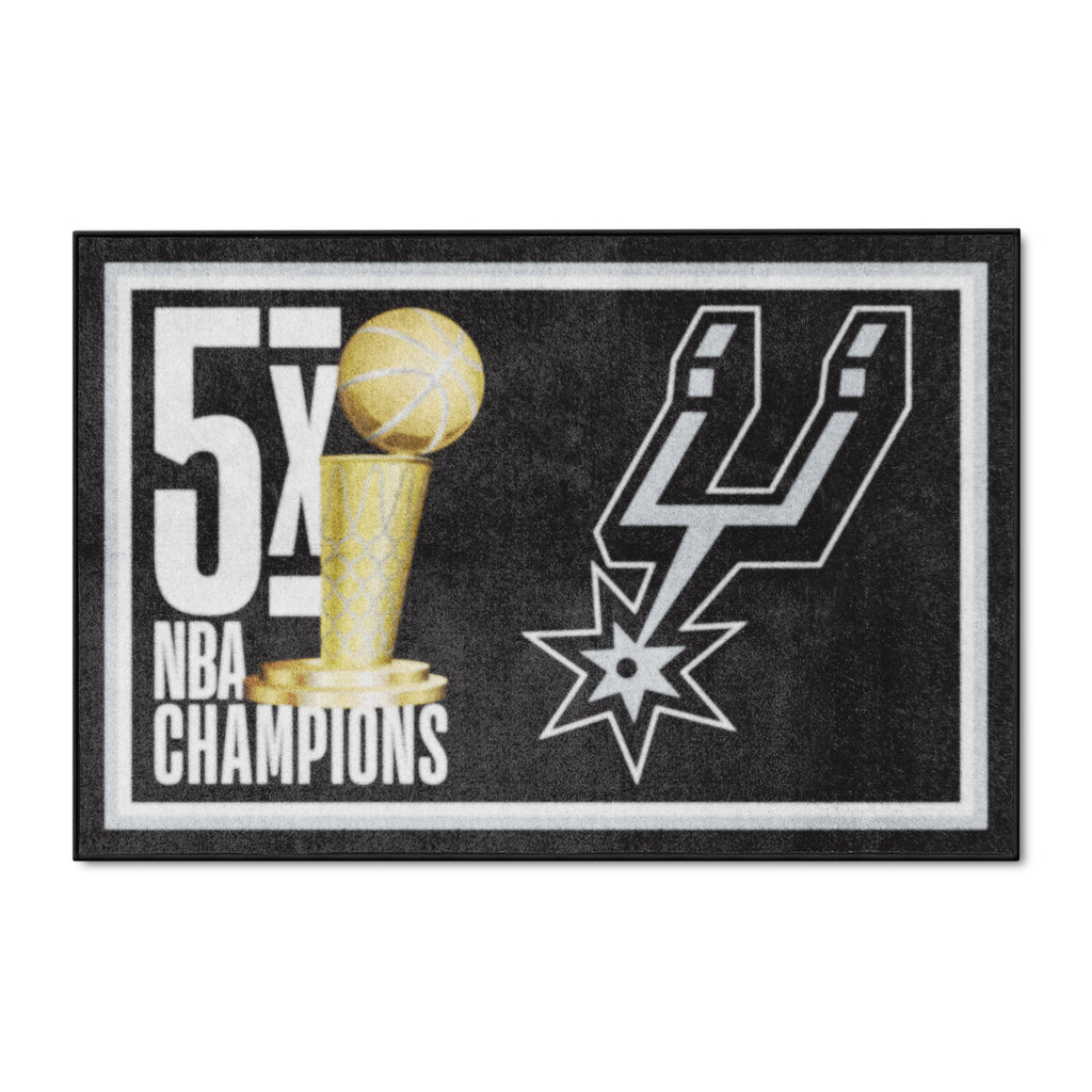 NBA - San Antonio Spurs 4x6 Rug