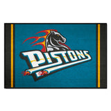 NBAV ƒ?? Detroit Pistons Starter Mat - Retro