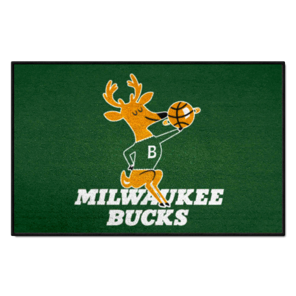 NBAV ƒ?? Milwaukee Bucks Starter Mat - Retro