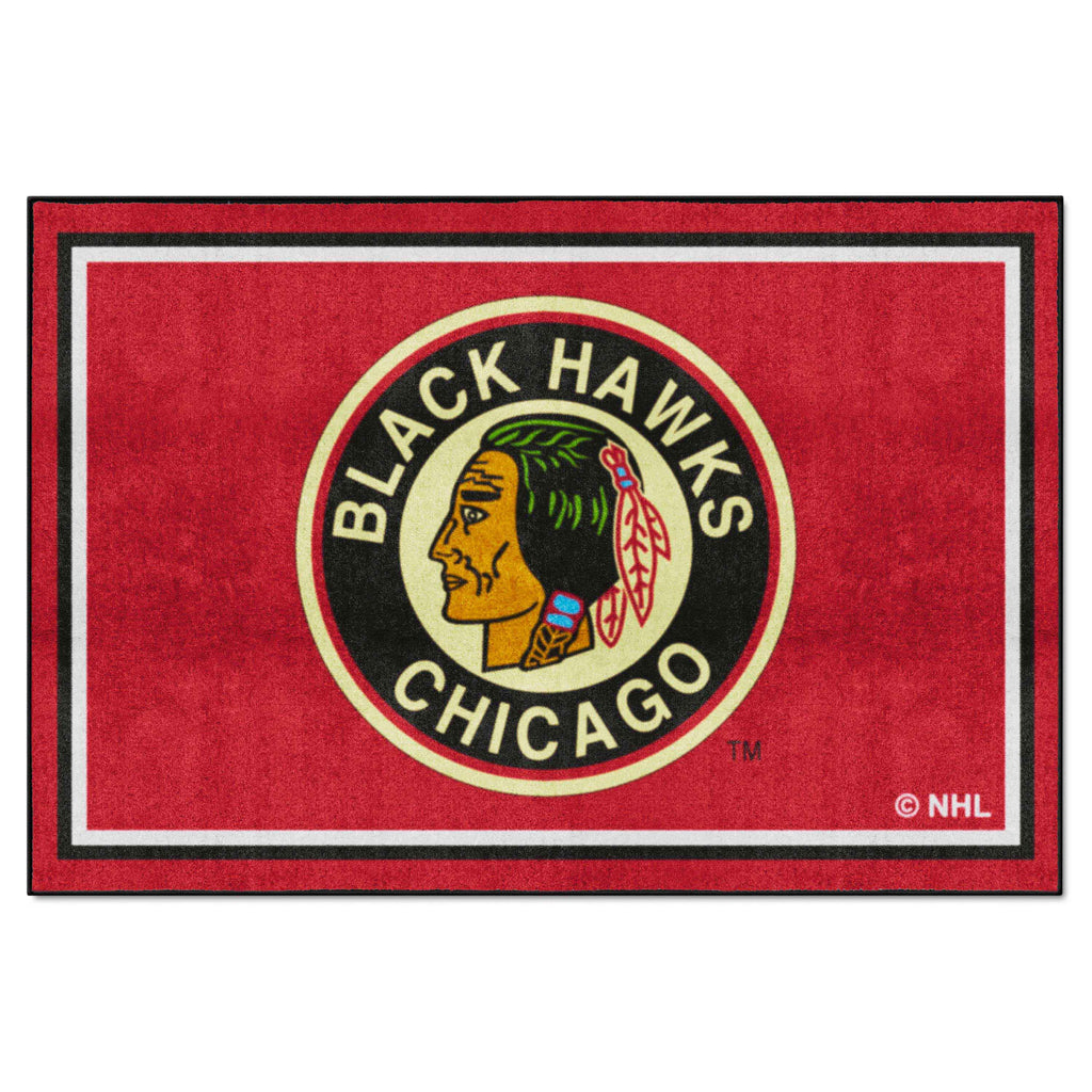 NHLV ? Chicago Blackhawks 5x8 Rug