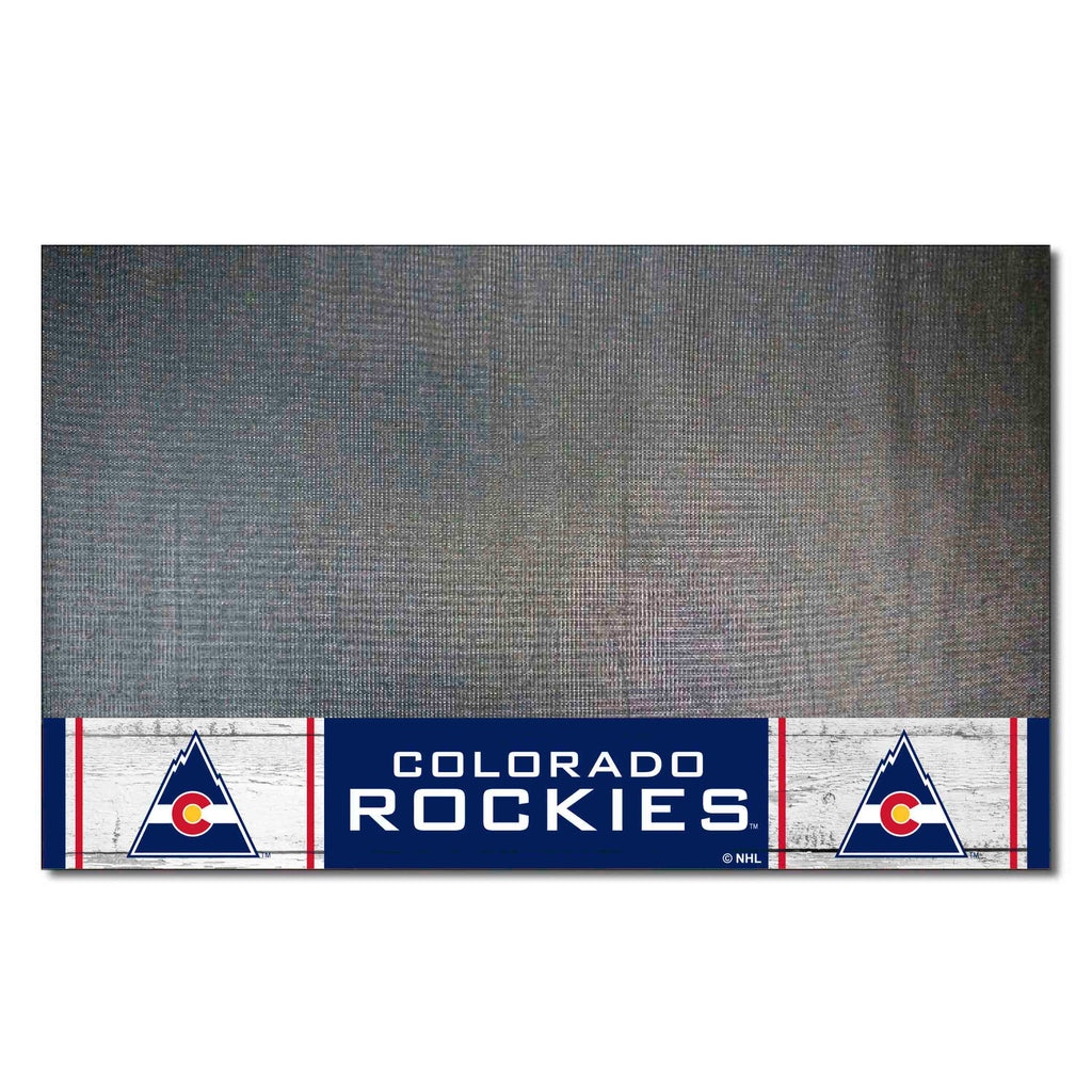 NHLV - Colorado Rockies Grill Mat - Retro