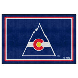 NHLV ? Colorado Rockies        5x8 Rug