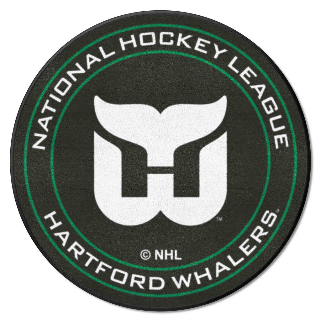 NHLV - Hartford Whalers Puck Mat