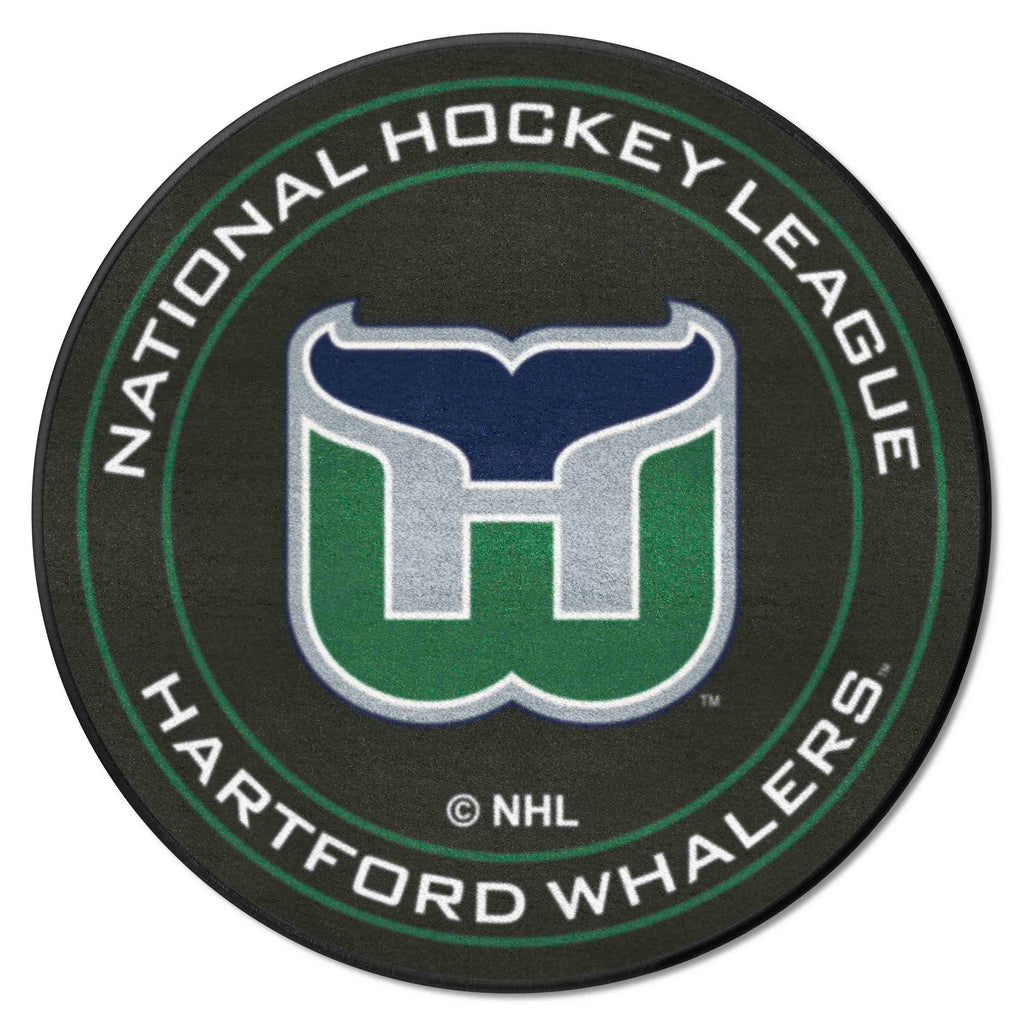 NHLV - Hartford Whalers Puck Mat