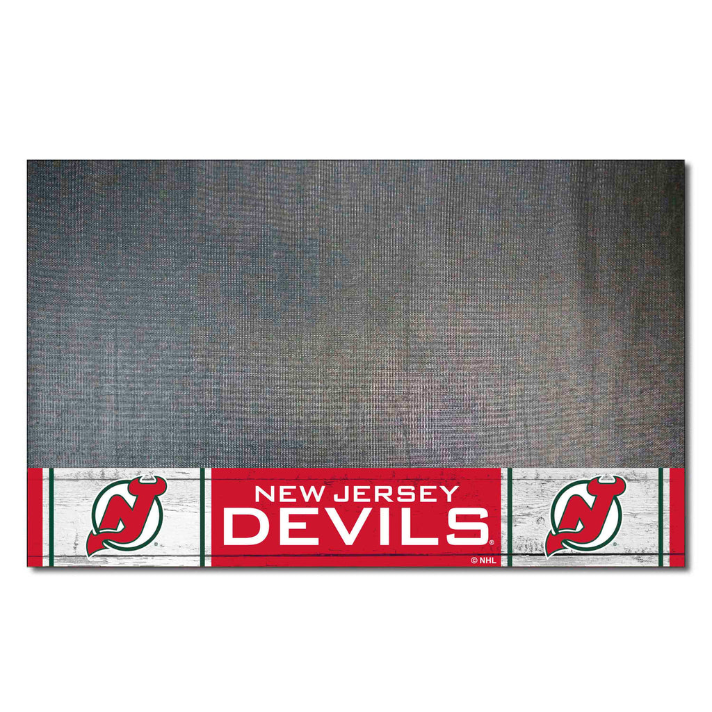 NHLV - New Jersey Devils Grill Mat - Retro