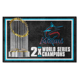 MLB - Miami Marlins 4x6 Rug